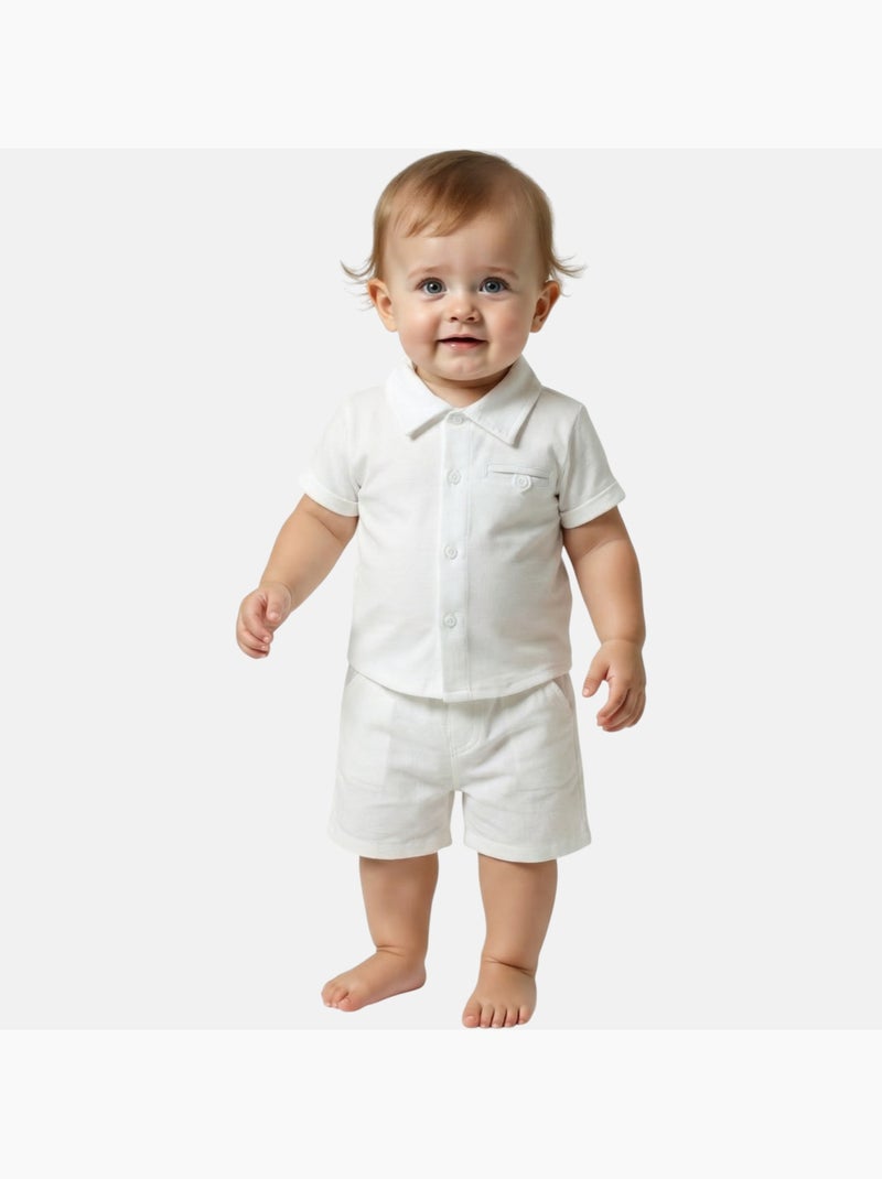 Tom Kids - Conjunto batizado bebê Branco - Kiabi