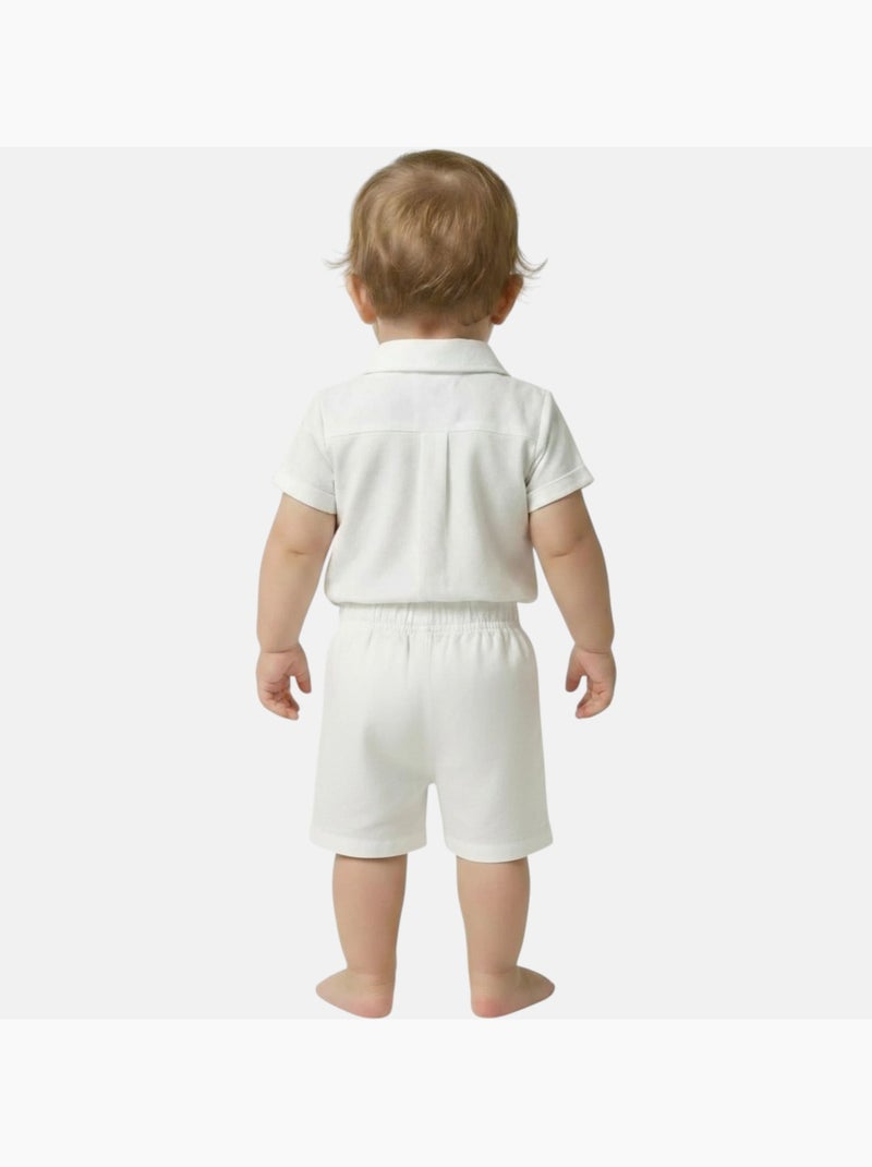 Tom Kids - Conjunto batizado bebê Branco - Kiabi