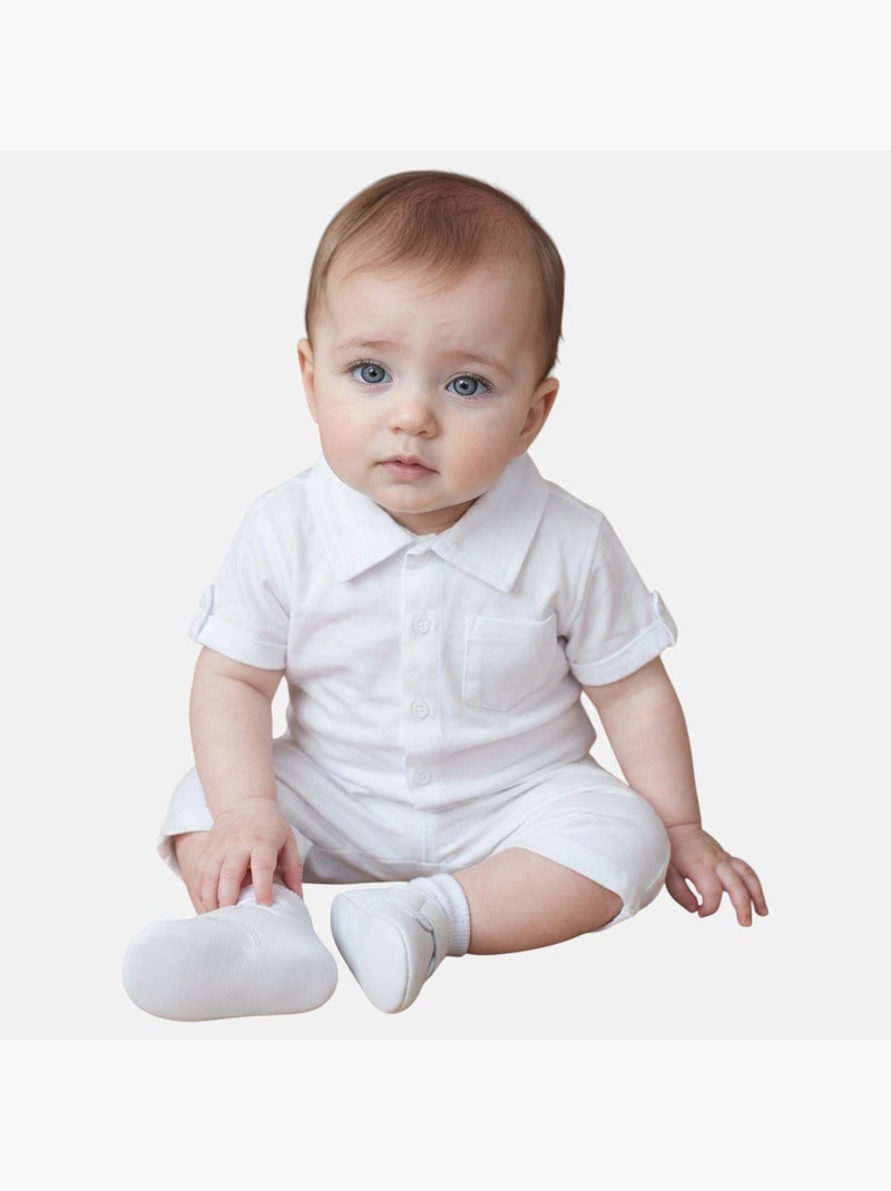 Tom Kids - Conjunto batizado bebê Branco - Kiabi