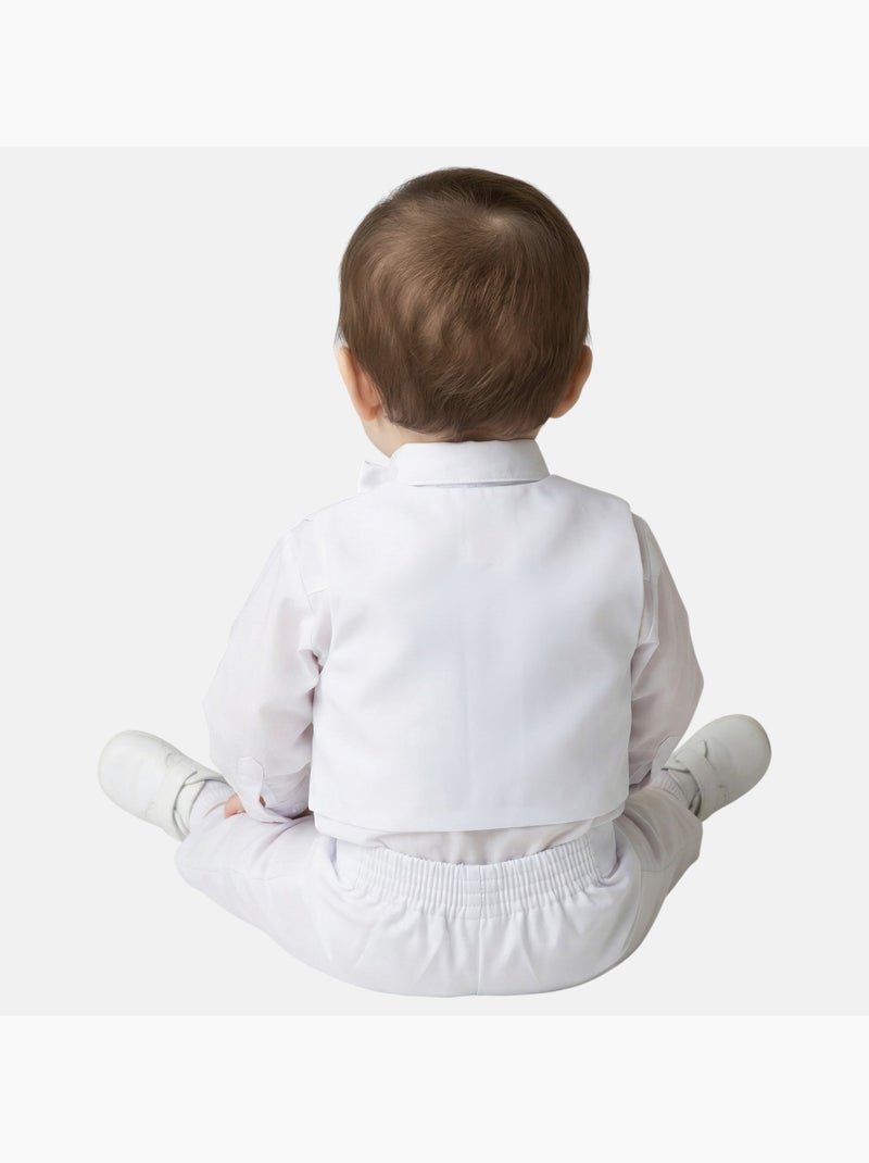 Tom Kids - Conjunto batizado Branco - Kiabi
