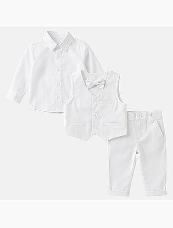 Tom Kids - Conjunto calça bebê batizado