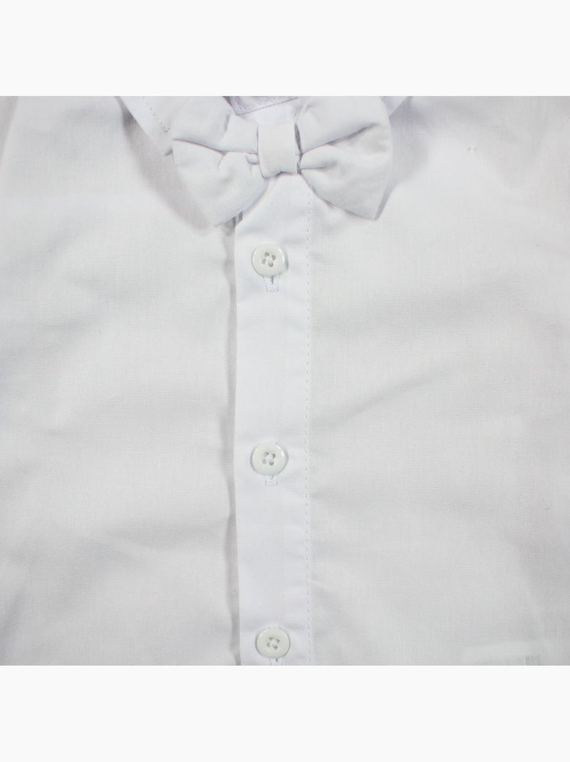 Tom Kids - Conjunto calça bebê batizado Branco - Kiabi