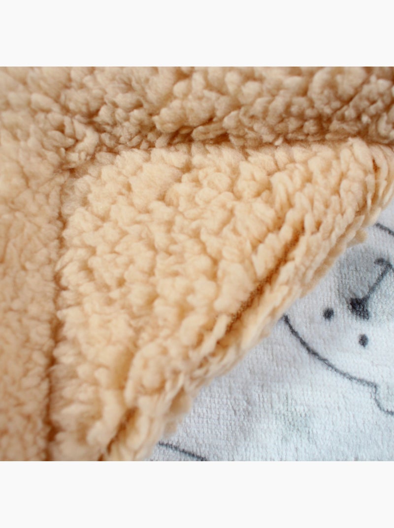 Tom Kids - Manta polar  75x150 Branco - Kiabi
