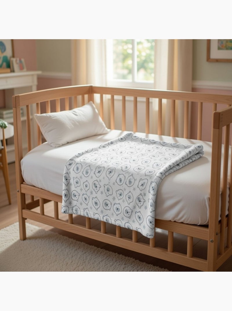 Tom Kids - Manta polar  75x150 Branco - Kiabi