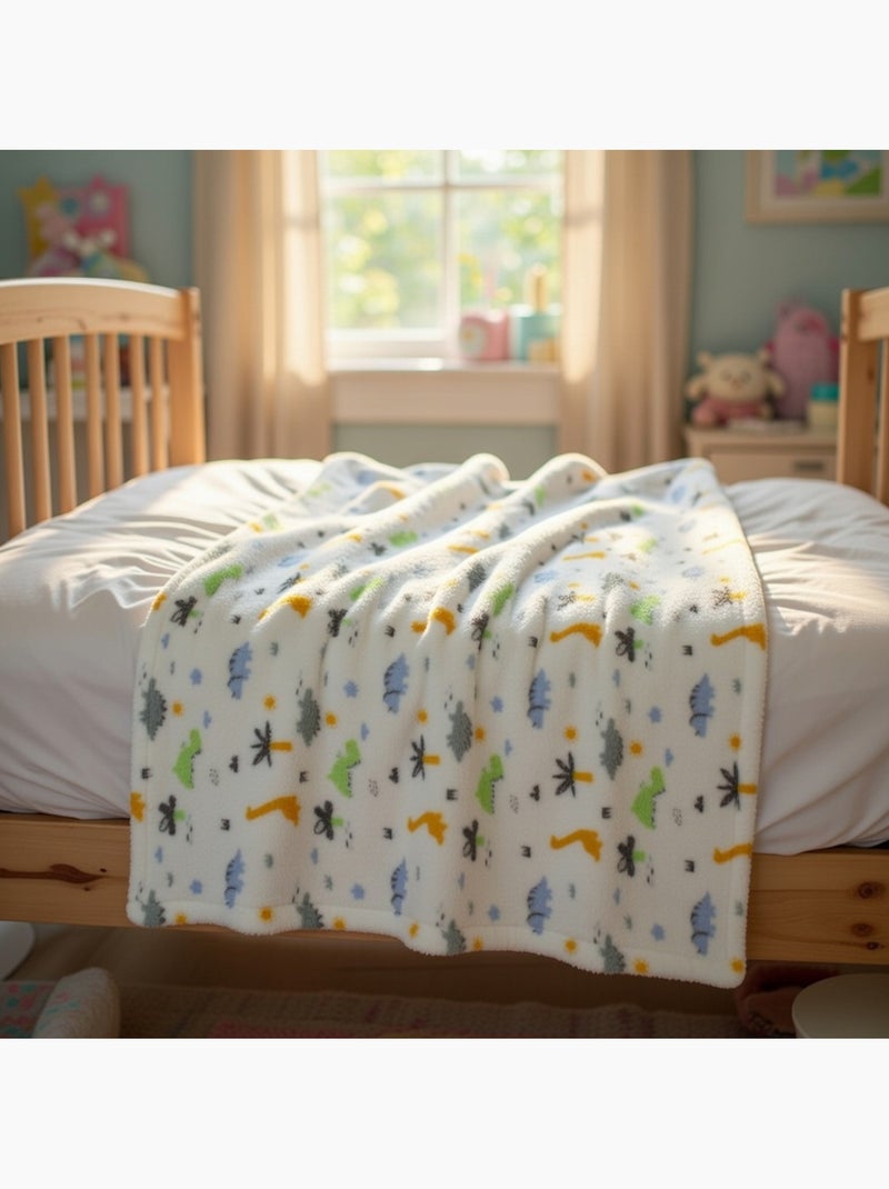 Tom Kids - Manta polar  75x150 Branco - Kiabi