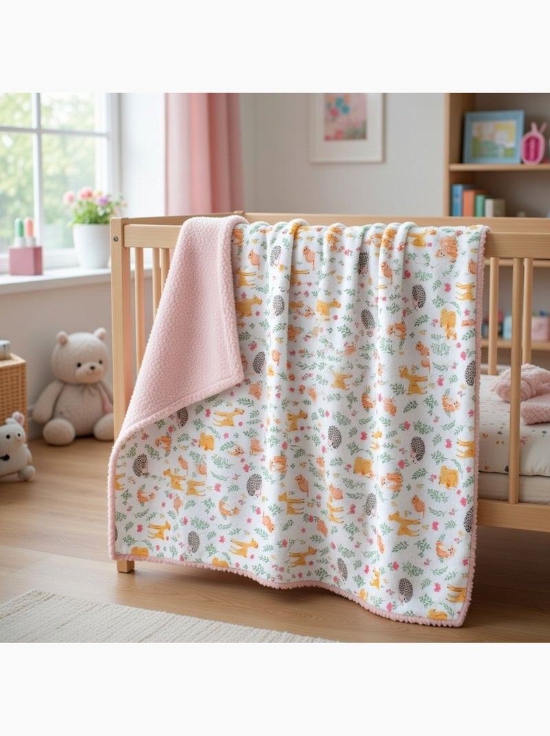 Tom Kids - Manta polar  75x150 Branco - Kiabi