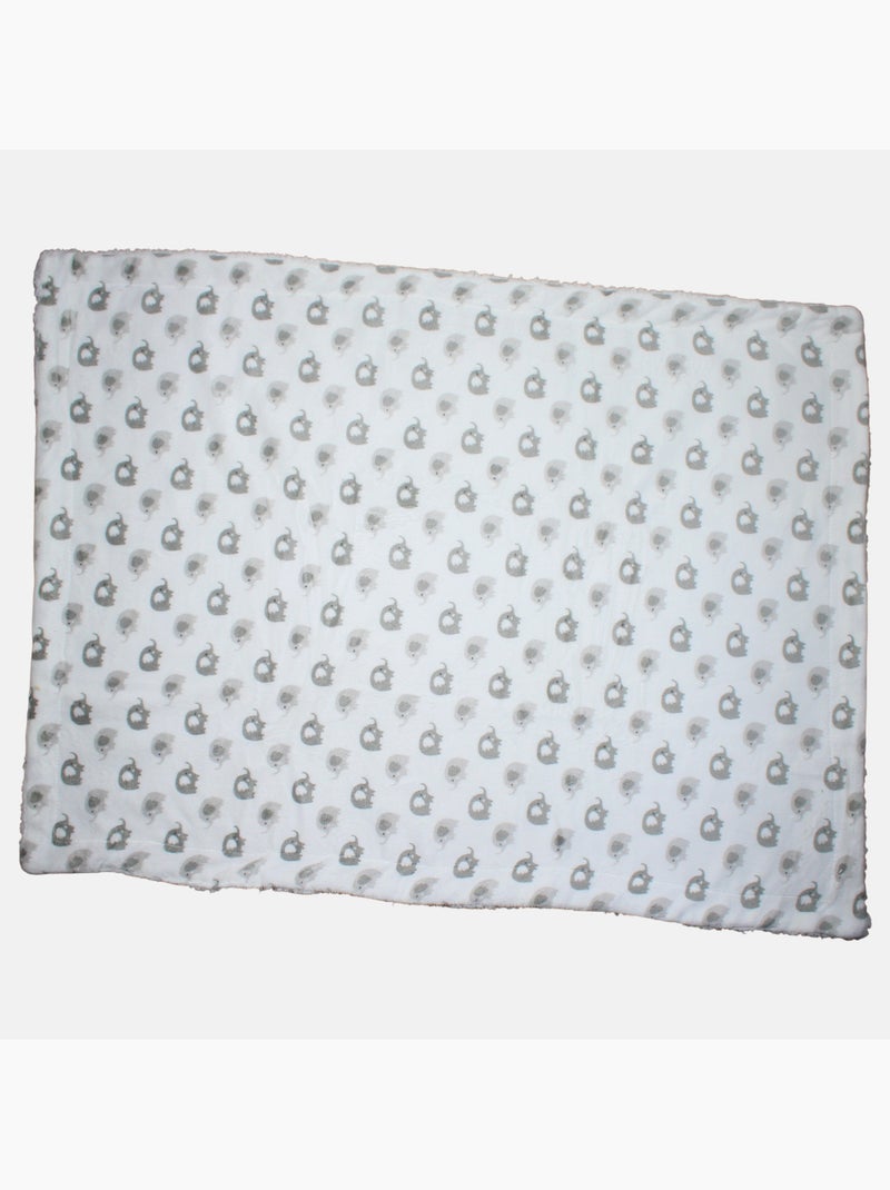 Tom Kids - Manta polar  75x150 Branco - Kiabi