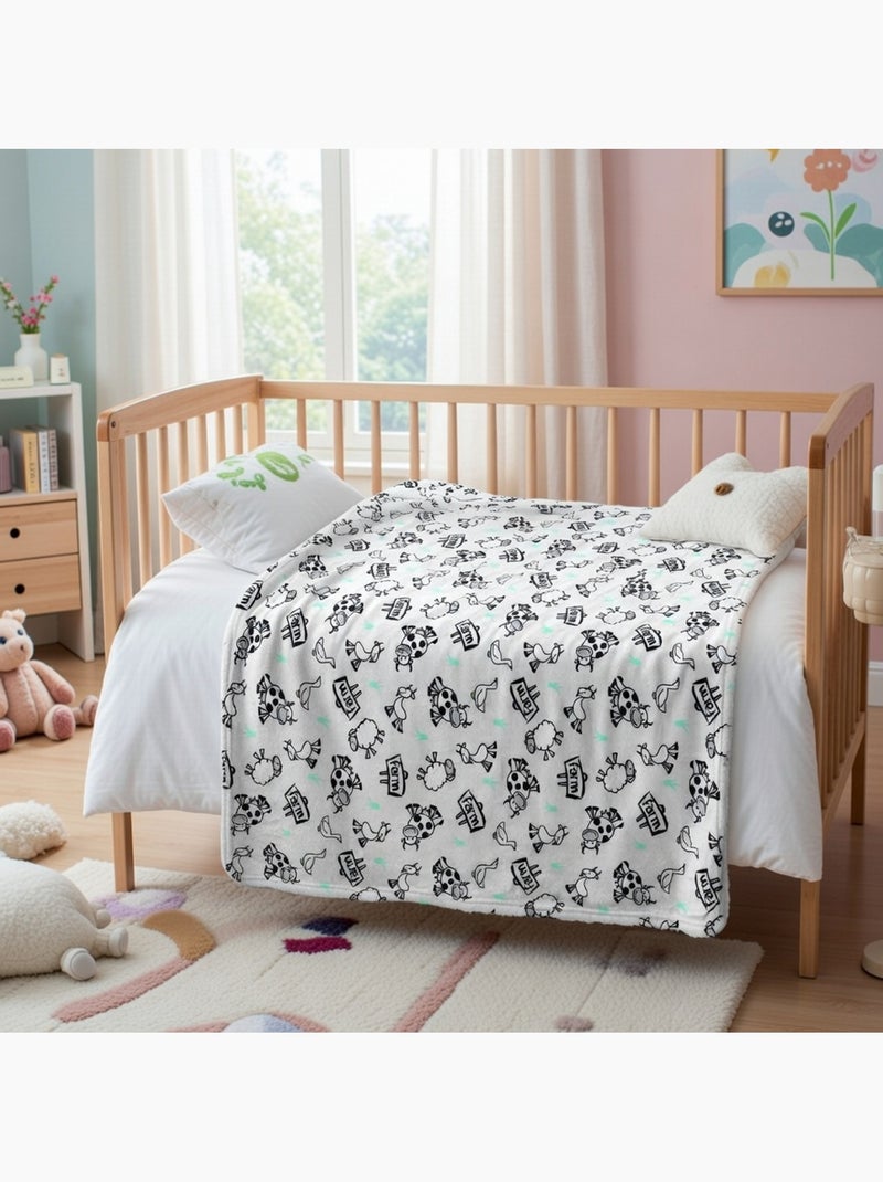 Tom Kids - Manta polar  75x150 Cinza - Kiabi