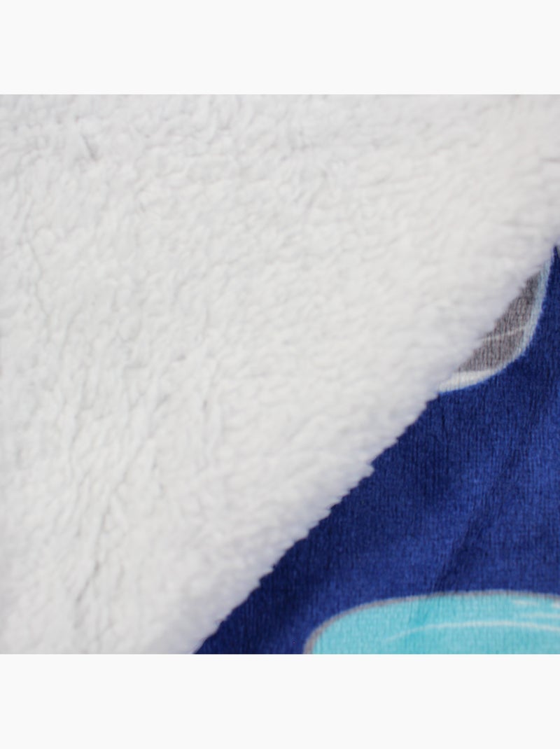 Tom Kids - Manta polar baleia  70x100 Azul - Kiabi
