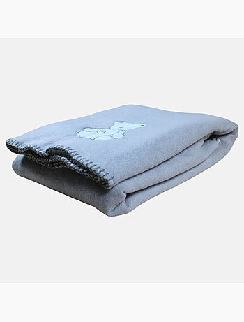 Tom Kids - Manta polar urso bordado 70x100
