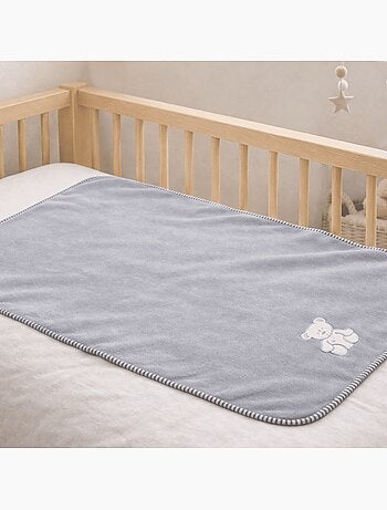 Tom Kids - Manta polar urso bordado 70x100