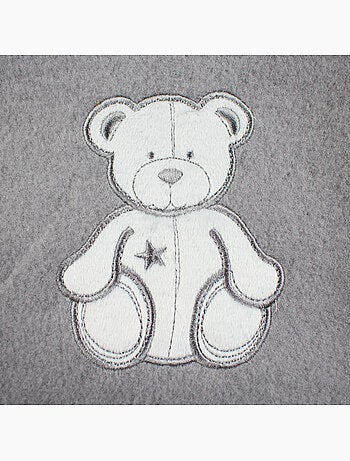 Tom Kids - Manta polar urso bordado 70x100