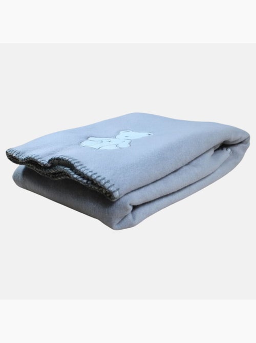 Tom kids - manta polar urso bordado 70x100 - Kiabi Tom kids - manta polar urso bordado 70x100 - Kiabi