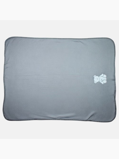 Tom kids - manta polar urso bordado 70x100 - Kiabi Tom kids - manta polar urso bordado 70x100 - Kiabi