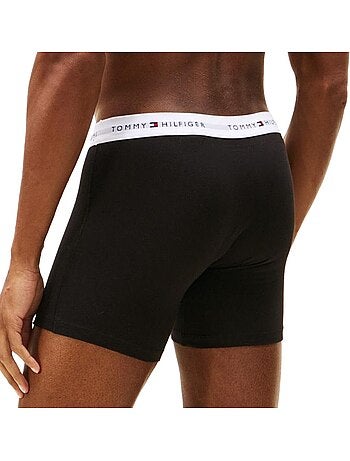 Tommy Hilfiger Boxers Homem - Pack 3 (Preto/Cinzento/Azul)