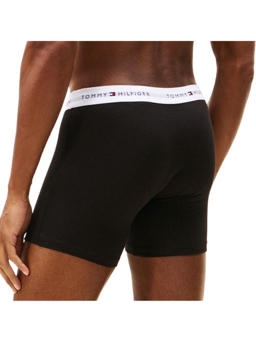 Tommy Hilfiger Boxers Homem - Pack 3 (Preto/Cinzento/Azul) - Kiabi Tommy Hilfiger Boxers Homem - Pack 3 (Preto/Cinzento/Azul) - Kiabi