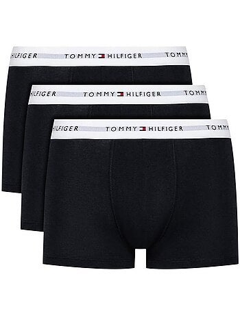 Tommy Hilfiger Boxers para Homem - Pack de 3 (Preto/Branco)