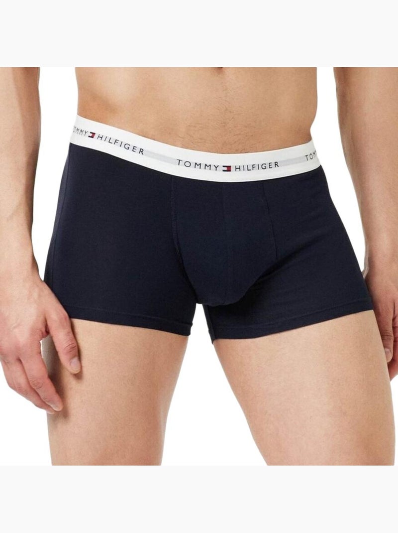 Tommy Hilfiger Boxers para Homem - Pack de 3 (Preto/Branco) Preto - Kiabi