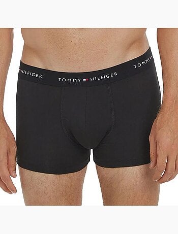 Tommy Hilfiger Boxers para Homem - Pack de 3 Pretos (UM0UM02763)