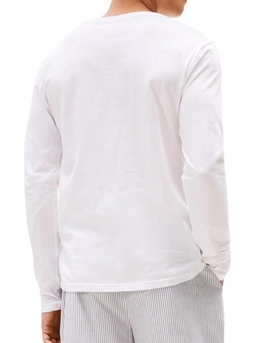 Tommy hilfiger lote de 3 t-shirts de manga comprida para homem - preto/branco/cinzento um0um03022 - Kiabi