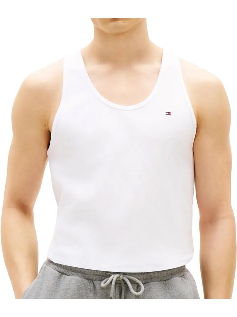 Tommy hilfiger tank top para homem branco/beige Bege - Kiabi