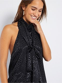 Top acetinado - Kiabi