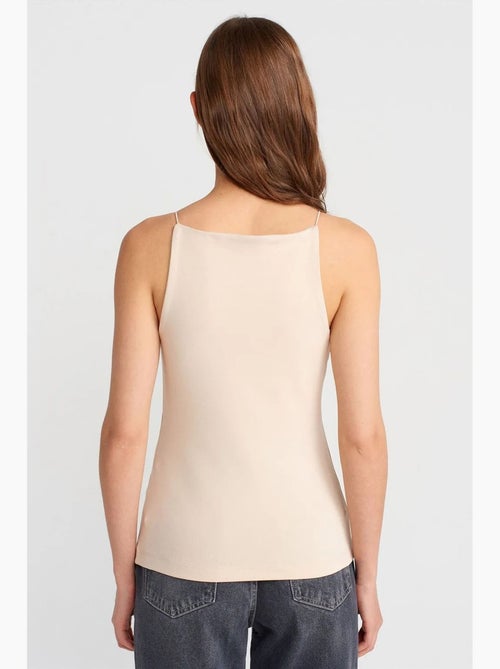Top ajustado gola halter em jersey dilvin - Kiabi