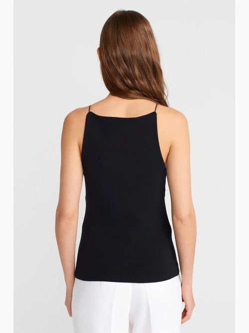 Top ajustado gola halter em jersey dilvin - Kiabi