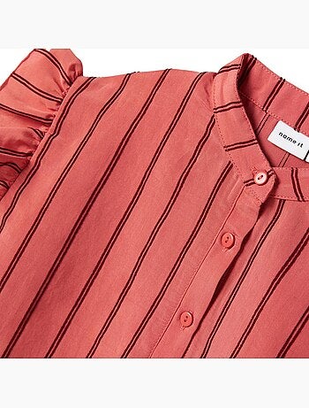 Top Alças Laranja para Menina Name It Fheik