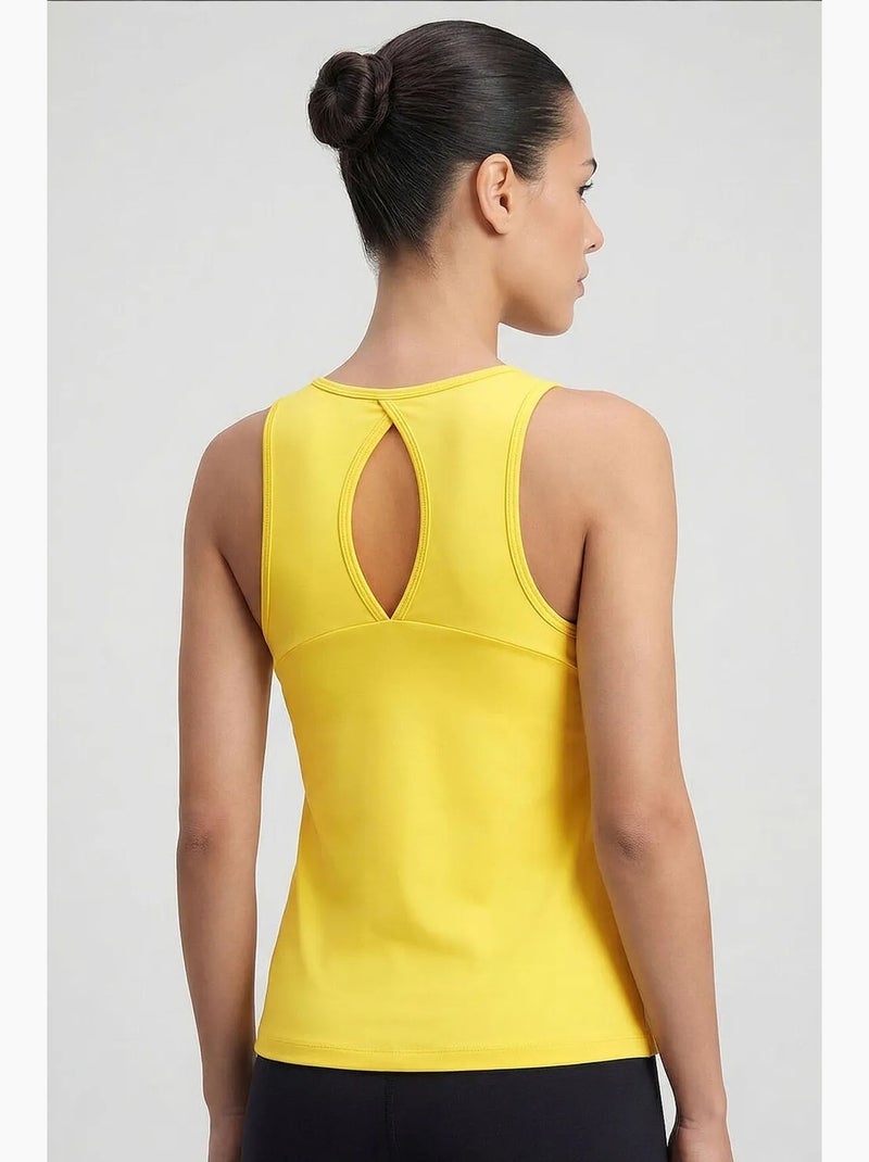 Top ativo feminino tommy Amarelo-limão - Kiabi