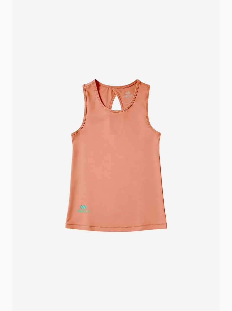 Top ativo feminino tommy Laranja-claro - Kiabi