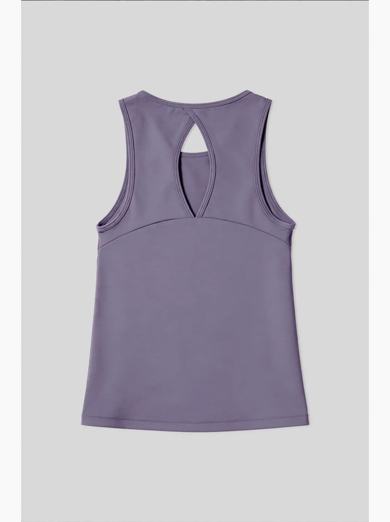 Top ativo feminino tommy Lavanda - Kiabi