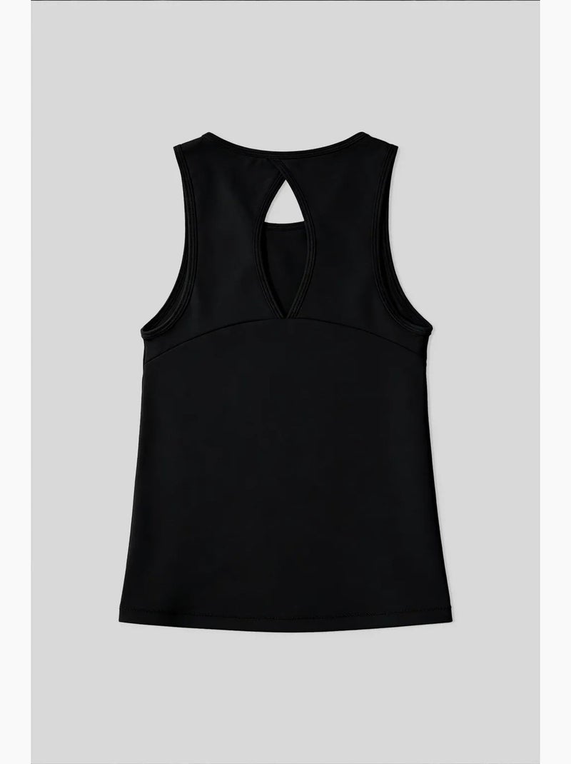 Top ativo feminino tommy Preto - Kiabi