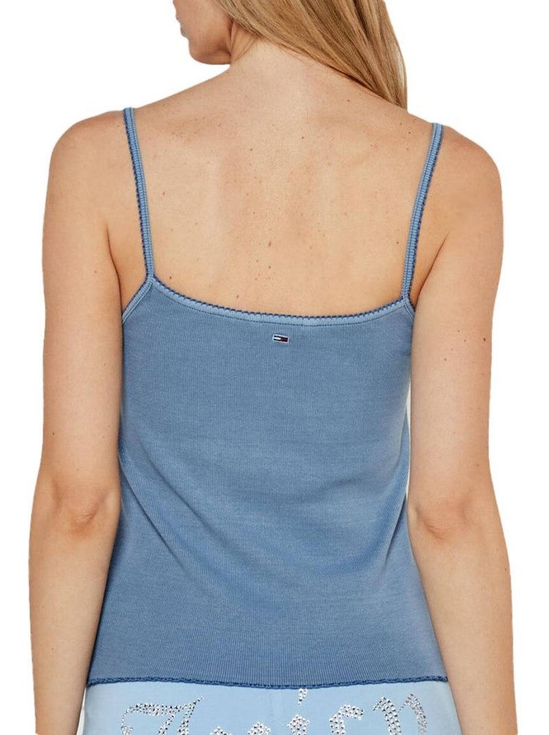 Top Azul para Mulher Tommy Hilfiger Gmd Azul - Kiabi