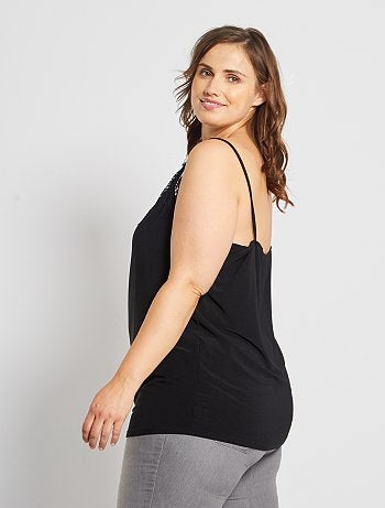 Top babydoll com renda - Kiabi