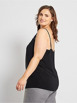 Top babydoll com renda - Kiabi