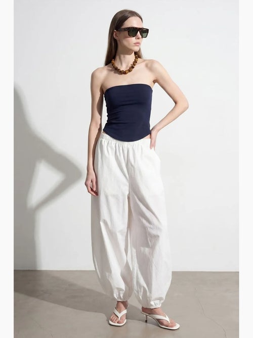 Top bandeau crop sem alças de mulher dilvin - Kiabi Top bandeau crop sem alças de mulher dilvin - Kiabi