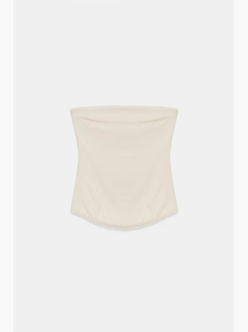 Top bandeau crop sem alças de mulher dilvin - Kiabi Top bandeau crop sem alças de mulher dilvin - Kiabi
