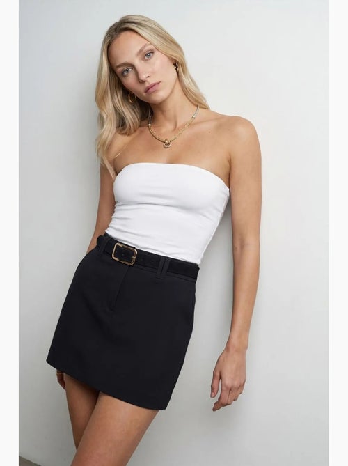 Top bandeau crop sem alças de mulher dilvin - Kiabi Top bandeau crop sem alças de mulher dilvin - Kiabi