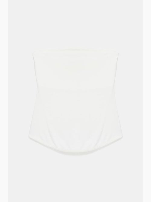 Top bandeau crop sem alças de mulher dilvin - Kiabi Top bandeau crop sem alças de mulher dilvin - Kiabi