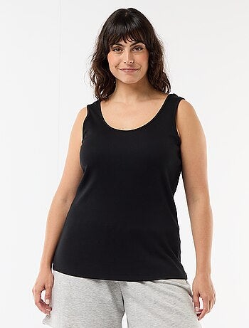 Top básico canelado