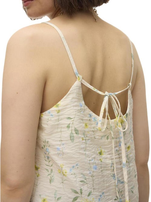Top Bege com Padrão para Mulher Vero Moda Josie - Kiabi Top Bege com Padrão para Mulher Vero Moda Josie - Kiabi