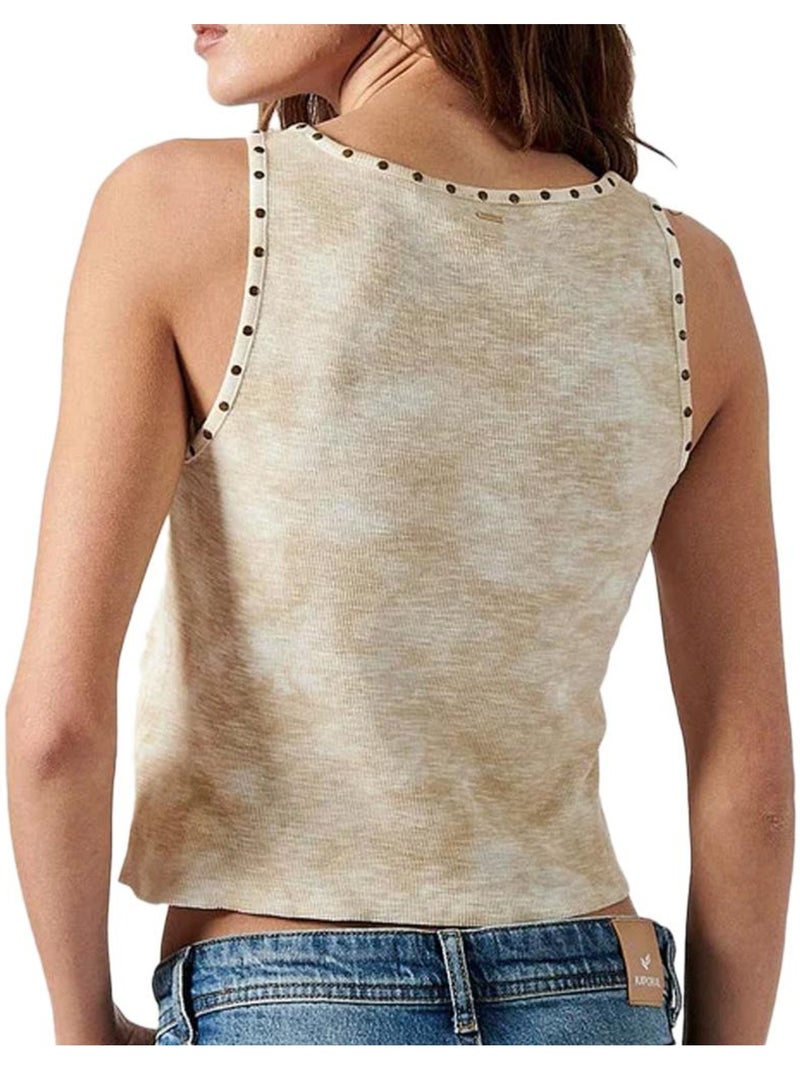 Top Bege Kaporal FARM para Mulher Bege - Kiabi