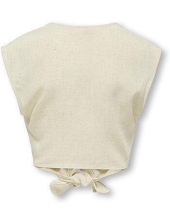 Top Bege para Menina Kids ONLY Kogsiesta