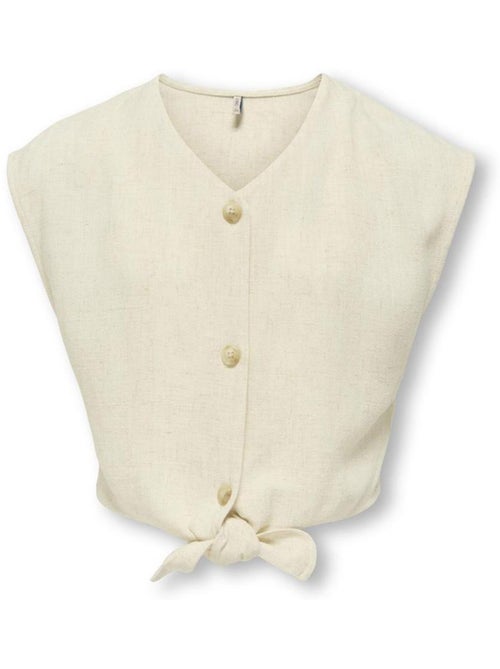 Top Bege para Menina Kids ONLY Kogsiesta - Kiabi