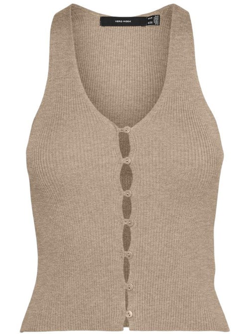 Top Bege Vero Moda Gold para Mulher - Kiabi Top Bege Vero Moda Gold para Mulher - Kiabi