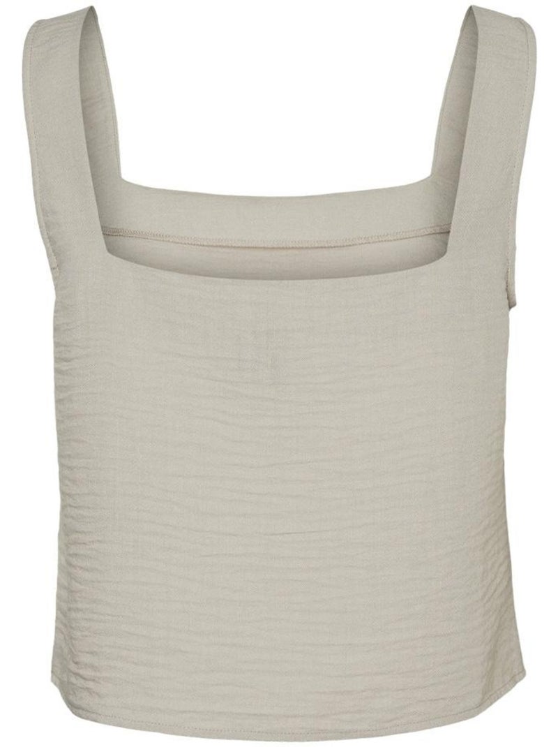 Top Bege Vero Moda Kita para Mulher Bege - Kiabi