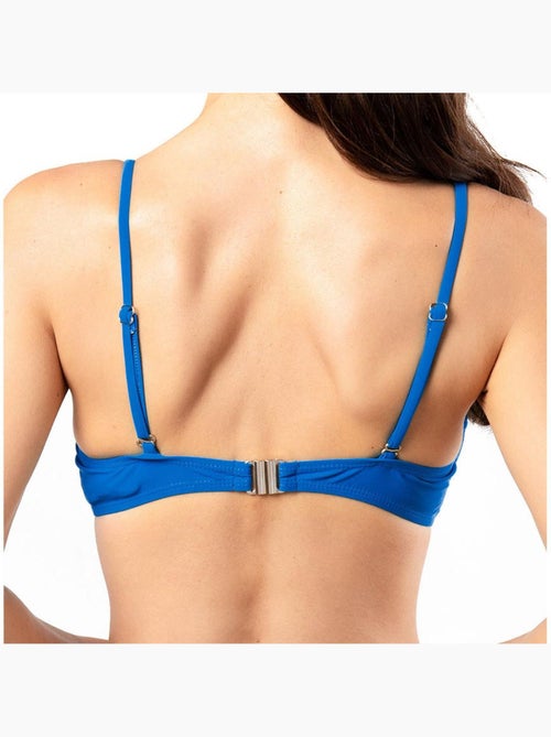 Top Biquíni Bandeau Azul Royal para Mulher Sun Project 1613 - Kiabi Top Biquíni Bandeau Azul Royal para Mulher Sun Project 1613 - Kiabi