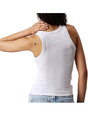 Top branco de mulher calvin klein jeans