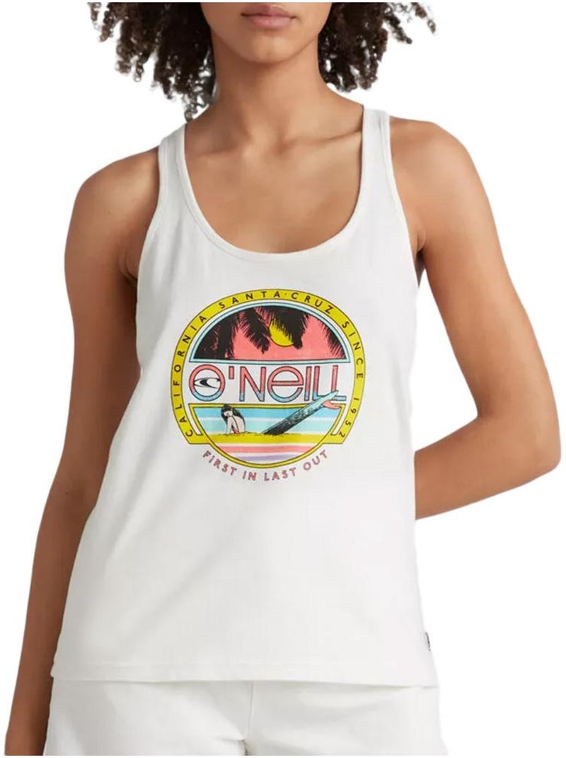 Top Branco Feminino O'Neill Connective Branco - Kiabi